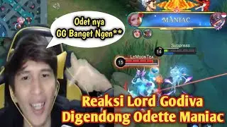GODIVA AUTO KAGET LIAT ODETTE MANIAC | ODETTE GUA GENDONG LORD 