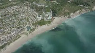 Drone View Of An Island Beach Resort - Free Stock Resources