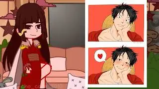 Boa Hancock React's to Luffy || One Piece || Gacha Club