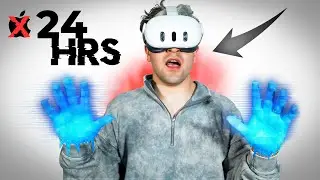 Pasé 24 horas en realidad virtual😱🤯