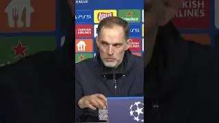 Tuchel innerlich am Kochen. 😡       #bayern #championsleague #tuchel #pk #mancity