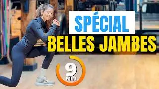 Muscler SES JAMBES ! BELLE séance de 9MIN 🏵️ #tonytinspire