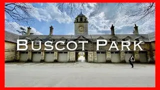 Buscot Park - walk around the gardens and house - 4K Video