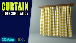 Curtain in 3dsmax | 