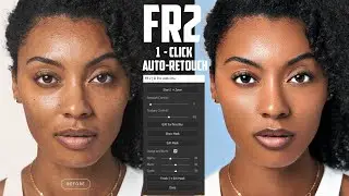 1-CLICK High-End Skin Retouching Panel—PRO Retouch in Seconds! | Photoshop Plugin  | FREE Download