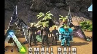 Ark SmallTribeServer Raid Xbox Ep 2. Raiding The Floating Island
