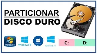 ⬇️⬇️ Particionar (Dividir) disco duro 🖥🖥 - Windows 10 /8 /7 - Sin formatear