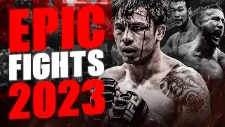 What were the best fights of 2023 in the UFC?