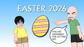 Justin Gets GROUNDED for GETTING FAT on Easter!!