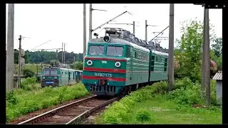 Електровоз ВЛ80К-175 прибуває на станцію Клепарів