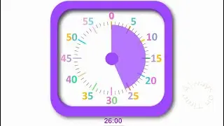 26-minute visual timer