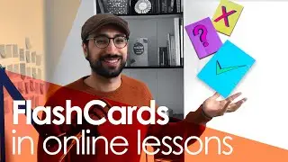 How to Use Flashcards in Online Lessons