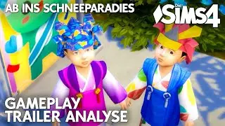 Gameplay TRAILER Analyse: Details im Die Sims 4 Ab ins Schneeparadies Erweiterungspack