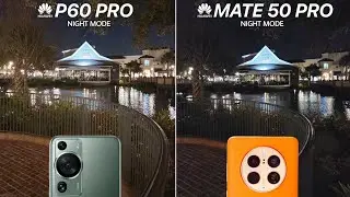 Huawei P60 Pro vs Huawei Mate 50 Pro NIGHT MODE Camera Test
