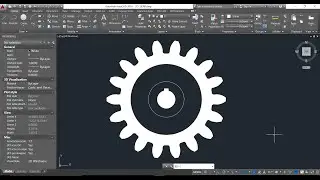 Making a 2D GEAR in AutoCAD