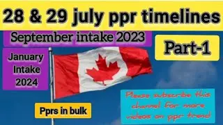 29July 🇨🇦🇨🇦 canada ppr timeline today/ppr timeline/ppr timeline today/Canada ppr timeline/Canada ppr