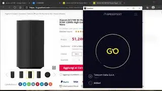 Xioami AC2100 wireless Speed Test