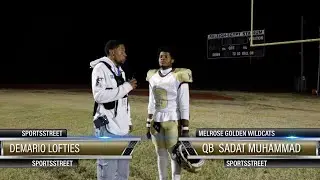 Melrose Golden Wildcats QB Sadat Muhammad Interview