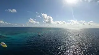 Skydiving into the Great Blue Hole in Belize