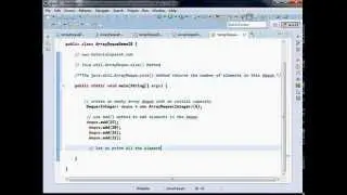 Java util ArrayDeque size Method   Java util ArrayDeque toArray Method