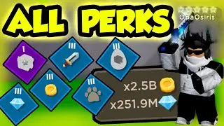 Unlocking ALL PERKS & MAX RANK!! OP PET BOOSTS! | - Roblox Blade Throwing Simulator