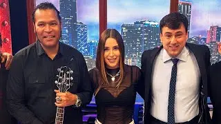 Amaury Gutierrez y Roxy Nodarse en el show de Tony Benitez