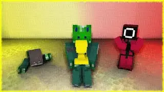 Я впервые полностью победил всех В ИГРЕ В КАЛЬМАРА В МАЙНКРАФТ!!!