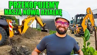 Zaczynamy porządkowanie koparką nowej działki. Składamy meble ogrodowe od GardenPoint na nasz taras.