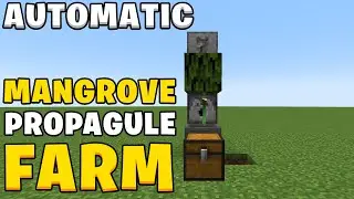 Automatic mangrove propagule farm minecraft 1.21