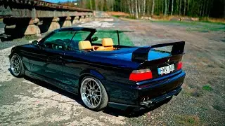 AR TINKA BMW E36  CABRIO SPOILERIS NUĖMUS STOGA?