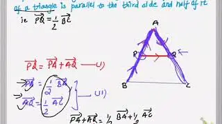Parallel to third side and half Vector theorem proof question for SEE and grade 10 explained!