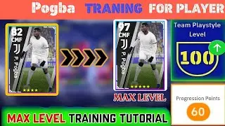 pogba Max Rating eFootball 23 Mobile || How To Train Pogba eFootball 23 Mobile efootball 23