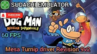 60 FPS playable | Dog Man Mission Impawsible | Sudachi emulator on android.