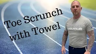 Toe Scrunch Towel With Towel