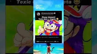 Toxic Goku x Vegeta 😂 #dbz #goku #shorts 🔥🔥