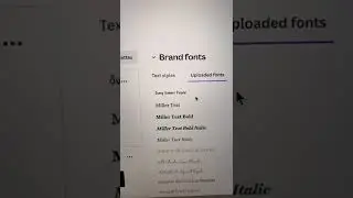 Uploading my newest font to Canva! Canva font tutorial 