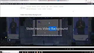 How to Add Video Background with Slider Hero Pro