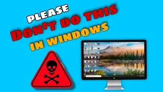 Don't do this in your window 🙏 // other wise your window look like......