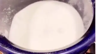 Receta de flan a baño María .