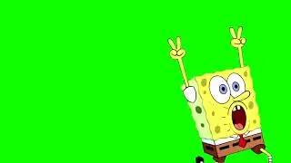 Running SpongeBob Green Screen Anima Video Effect - Зеленый экран эфект