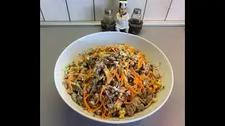 ЛЕГКИЙ ВКУСНЫЙ САЛАТ ИЗ ПЕЧЕНИ.