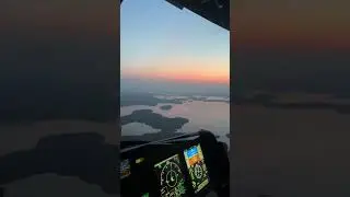 Flying into the Sunset