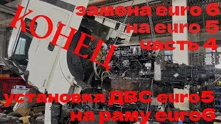 The project to replace the Euro-6 engine with the Euro-5 engine, part 4. the end!