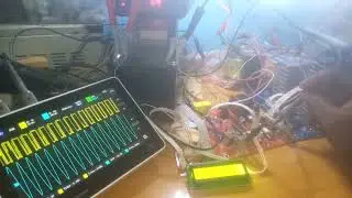 PIC18F2431 MCU Inverter driver card( testing the single for the IC)