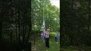 Поднятие Андреевского флага