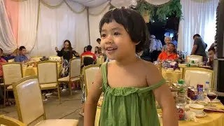 Little Pobo attends auntie's house warming party (3 years 1 month and 22 days)