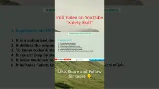 Importance of SOP (Standard Operating Procedure) #safety #workersafety #shortvideo #shorts #viral
