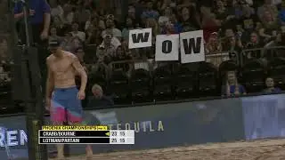 Dumb plays… but totally redeemed himself! #beachvolleyball #avp