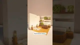 Simple bedroom design 🌿