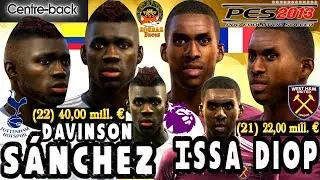 [New]▶Davinson Sanchez & Issa Diop Face [Pes 2013]By ZorraZ